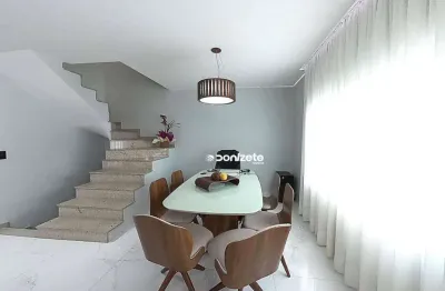 Sobrado com 3 dormitórios à venda, 157 m² por r$ 1.040.000,01 - vila alzira - santo andré/sp