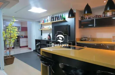Apartamento com 3 dormitórios à venda, 177 m² por r$ 2.400.000,00 - campestre - santo andré/sp