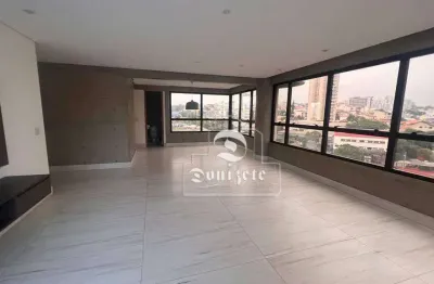 Apartamento com 3 dormitórios, 190 m² - venda por r$ 3.000.000,00 ou aluguel por r$ 19.041,58/mês - jardim - santo andré/sp