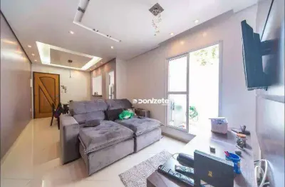Apartamento com 2 dormitórios para alugar, 92 m² por r$ 3.707,00/mês - vila alzira - santo andré/sp