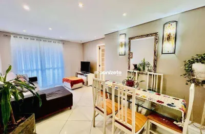 Apartamento com 3 dormitórios à venda, 77 m² por r$ 455.000,00 - jardim - santo andré/sp
