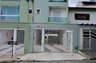 Cobertura com 2 dormitórios à venda, 140 m² por r$ 485.000,00 - vila alzira - santo andré/sp