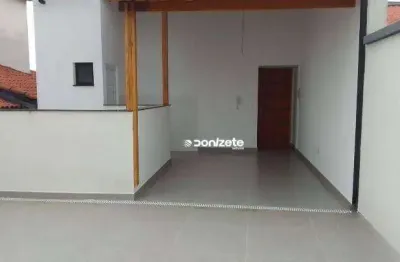 Cobertura na vila guiomar á venda com 2 dormitórios , 55 m² + 55 m² por r$ 606.000 - santo andré/sp