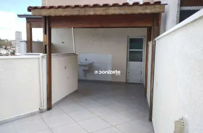 Cobertura com 2 dormitórios à venda, 78 m² por r$ 329.990,00 - vila junqueira - santo andré/sp