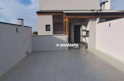 Cobertura com 2 dormitórios à venda, 89 m² por r$ 593.000,00 - campestre - santo andré/sp