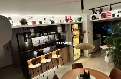 Apartamento com 2 dormitórios, 82 m² - venda por r$ 977.000,00 ou aluguel por r$ 8.357,58/mês - jardim - santo andré/sp
