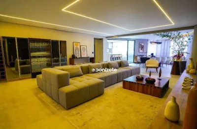Apartamento com 4 dormitórios à venda, 275 m² por r$ 4.999.999,10 - jardim - santo andré/sp