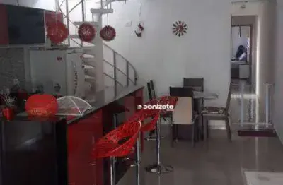 Cobertura com 3 dormitórios à venda, 140 m² por r$ 549.999,90 - parque das nações - santo andré/sp