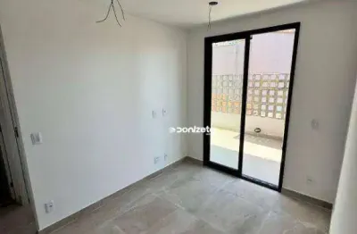 Apartamento garden com 2 dormitórios à venda, 46 m² por r$ 394.000,00 - campestre - santo andré/sp