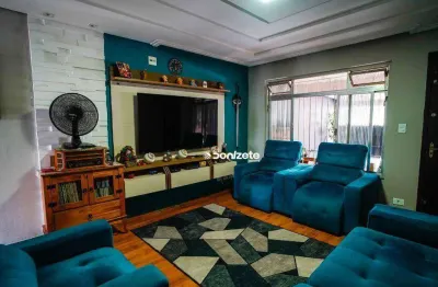 Sobrado com 3 dormitórios à venda, 189 m² por r$ 745.000,00 - campestre - santo andré/sp