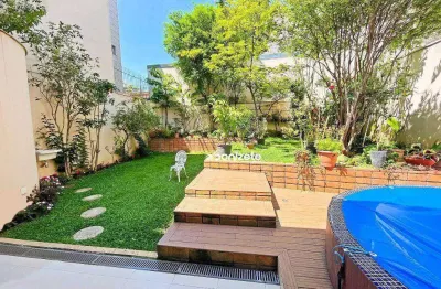 Sobrado com 3 dormitórios à venda, 330 m² por r$ 3.400.000,00 - vila bastos - santo andré/sp
