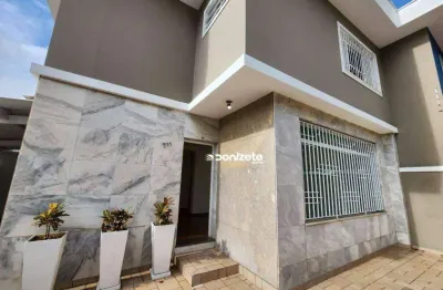 Sobrado com 3 dormitórios para alugar, 175 m² por r$ 7.878,02/mês - jardim - santo andré/sp