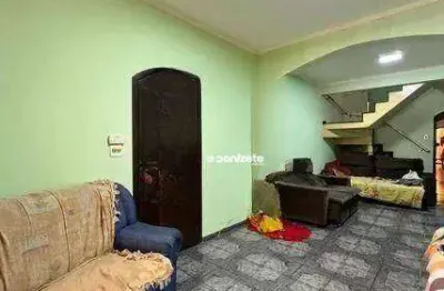 Sobrado com 3 dormitórios à venda, 203 m² por r$ 640.000,00 - vila humaitá - santo andré/sp