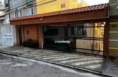 Sobrado com 4 dormitórios à venda, 205 m² por r$ 900.000,00 - vila curuçá - santo andré/sp