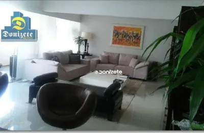 Apartamento com 3 dormitórios, 240 m² - venda por r$ 2.100.000,00 ou aluguel por r$ 9.700,00/mês - jardim - santo andré/sp