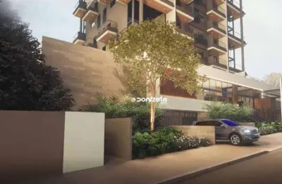 Apartamento com 1 dormitório à venda, 42 m² por r$ 570.000,00 - jardim - santo andré/sp