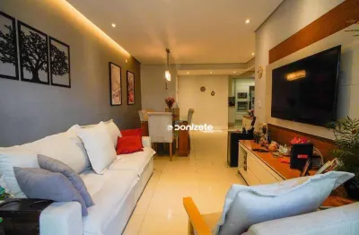 Apartamento com 3 dormitórios à venda, 112 m² por r$ 880.000,00 - vila bastos - santo andré/sp