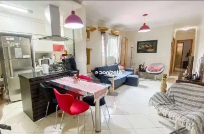 Cobertura com 2 dormitórios à venda, 138 m² por r$ 540.000,00 - vila pires - santo andré/sp