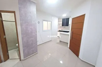 Apartamento com 2 dormitórios para alugar, 43 m² por r$ 2.495,01/mês - campestre - santo andré/sp
