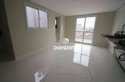 Cobertura com 2 dormitórios à venda, 124 m² por r$ 600.000,00 - vila linda - santo andré/sp