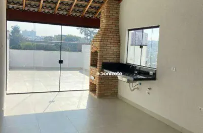 Cobertura com 2 dormitórios à venda, 100 m² por r$ 800.000,00 - parque das nações - santo andré/sp