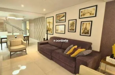Sobrado com 3 dormitórios à venda, 148 m² por r$ 1.250.000,00 - vila bastos - santo andré/sp