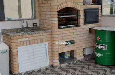 Cobertura com 2 dormitórios à venda, 100 m² por r$ 490.000,00 - utinga - santo andré/sp