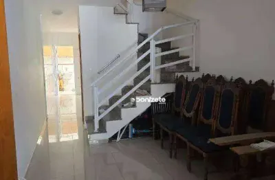 Sobrado com 2 dormitórios à venda, 77 m² por r$ 390.000,00 - vila homero thon - santo andré/sp