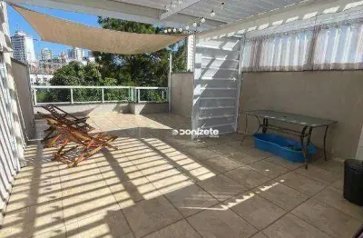 Cobertura com 3 dormitórios à venda, 160 m² por r$ 595.000,00 - casa branca - santo andré/sp