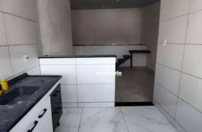 Casa com 1 dormitório para alugar, 30 m² por r$ 960,00/mês - jardim cristiane - santo andré/sp
