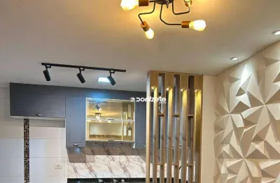 Cobertura com 2 dormitórios à venda, 90 m² por r$ 489.999,00 - vila scarpelli - santo andré/sp