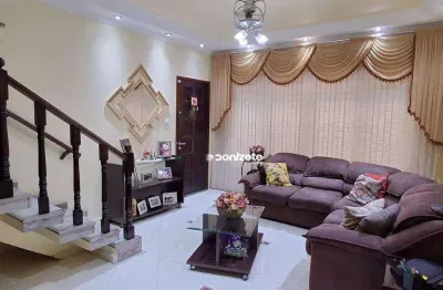 Sobrado com 3 dormitórios à venda, 230 m² por r$ 1.100.000,00 - santa maria - santo andré/sp