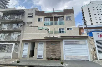 Cobertura com 2 dormitórios à venda, 90 m² por r$ 636.900,00 - jardim bela vista - santo andré/sp