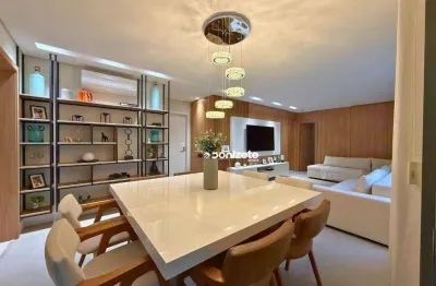 Apartamento com 3 dormitórios à venda, 153 m² por r$ 2.300.000,00 - jardim - santo andré/sp