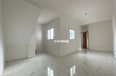 Cobertura com 2 dormitórios à venda, 109 m² por r$ 423.000,00 - vila pires - santo andré/sp