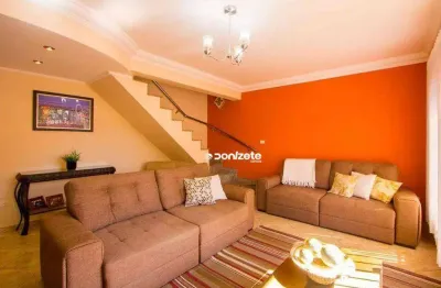 Sobrado com 3 dormitórios à venda, 208 m² por r$ 955.000,00 - vila homero thon - santo andré/sp