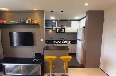 Apartamento com 2 dormitórios à venda, 65 m²a/u comvaranda grill, 01 vaga com depósito por r$ 630.000 - vila américa - santo andré/sp.