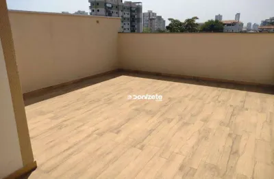 Cobertura com 2 dormitórios à venda, 85 m² por r$ 475.000,00 - santa maria - santo andré/sp