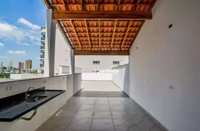 Cobertura com 3 dormitórios à venda, 163 m² por r$ 850.000,00 - campestre - santo andré/sp
