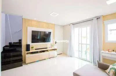 Cobertura com 2 dormitórios à venda, 100 m² por r$ 568.000,00 - vila pires - santo andré/sp