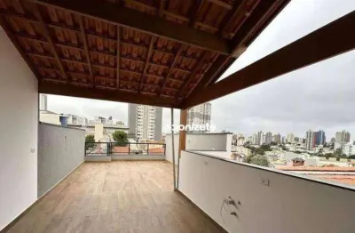 Cobertura com 2 dormitórios à venda, 116 m² por r$ 639.000,00 - campestre - santo andré/sp