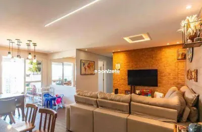 Apartamento com 3 dormitórios à venda, 86 m² por r$ 810.000,00 - vila valparaíso - santo andré/sp
