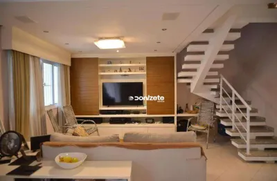 Sobrado com 3 dormitórios à venda, 125 m² por r$ 799.999,90 - vila scarpelli - santo andré/sp