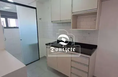 Apartamento com 1 dormitório para alugar, 40 m² por r$ 2.330,31/mês - bangu - santo andré/sp