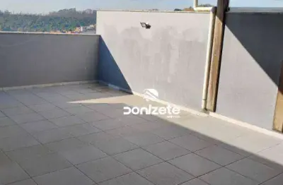 Cobertura com 2 dormitórios à venda, 100 m² por r$ 355.000,00 - cidade são jorge - santo andré/sp