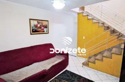 Sobrado com 3 dormitórios à venda, 173 m² por r$ 645.000,00 - jardim ocara - santo andré/sp