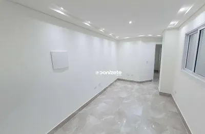 Cobertura com 2 dormitórios para alugar, 81 m² por r$ 3.058,50/mês - campestre - santo andré/sp