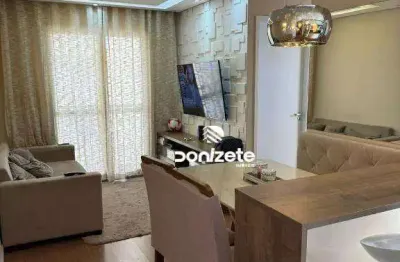 Apartamento com 2 dormitórios à venda, 48 m² por r$ 425.000,00 - parque jaçatuba - santo andré/sp