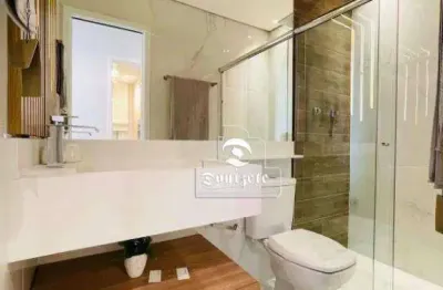 Apartamento com 2 dormitórios à venda, 67 m² por r$ 696.000,00 - vila alzira - santo andré/sp