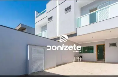 Sobrado com 3 dormitórios à venda, 190 m² por r$ 1.450.000,00 - vila scarpelli - santo andré/sp